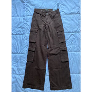 Pacsun Marsh Brown 90s Baggy Cargo Pants Size 23 NWT $69.95